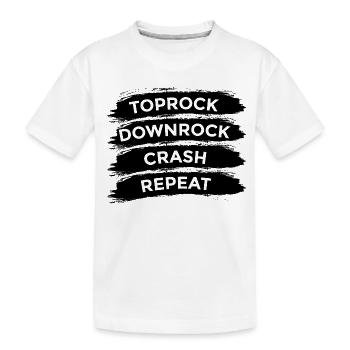 Dicton breakdancer - T-shirt bio Premium Enfant - blanc - Devant