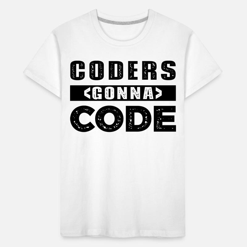 Coders going to Code Kids' Premium Organic T-Shirt