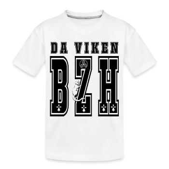 da viken BZH - Kids' Premium Organic T-Shirt - white - Front