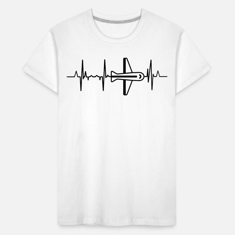 Aviation Heart palpitations Kids' Premium Organic T-Shirt