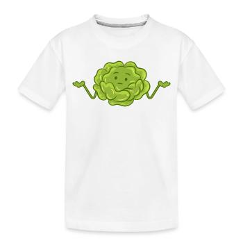 Salade amusante - T-shirt bio Premium Enfant - blanc - Devant