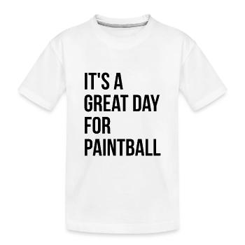 Paintball Paintball Paintball - T-shirt bio Premium Enfant - blanc - Devant