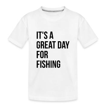Pêche Pêche Pêche - T-shirt bio Premium Enfant - blanc - Devant