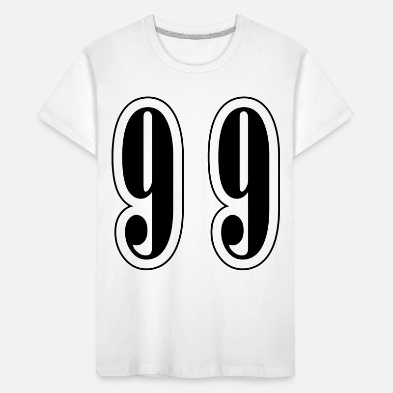 99 Symbole numérique T-shirt bio Premium Enfant