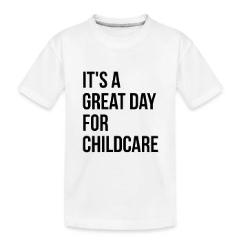 Garde d’enfants Garde d’enfants Garde d’enfants - T-shirt bio Premium Enfant - blanc - Devant