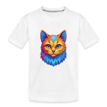 Hantilly Tiffany Cat Breed Cartoon Kawaii Animal P - Kids' Premium Organic T-Shirt - white - Front