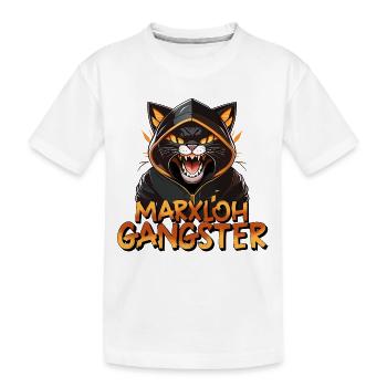 Marxloh Gangster - Kids' Premium Organic T-Shirt - white - Front