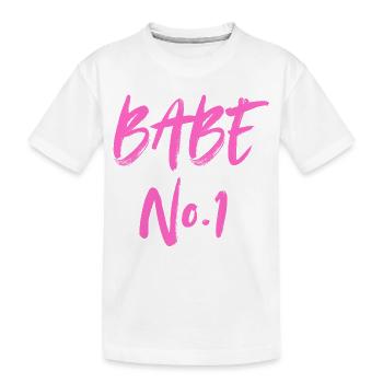 BABE n° 1 - T-shirt bio Premium Enfant - blanc - Devant
