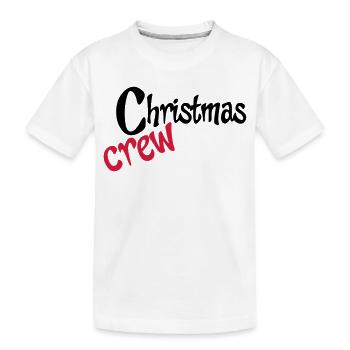 Teamwork zu Weihnachten - Kinder Premium Bio T-Shirt - Weiß - Vorne