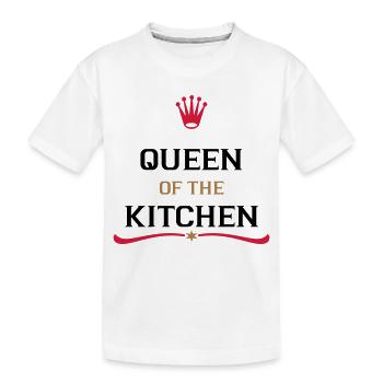 Tablier de cuisine pour un cuisinier parfait - T-shirt bio Premium Enfant - blanc - Devant