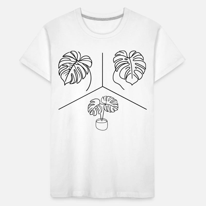 Conception Monstera T-shirt bio Premium Enfant