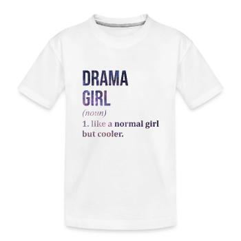 Drame Drame Drame - T-shirt bio Premium Enfant - blanc - Devant