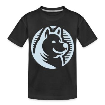 Flocon de neige - T-shirt bio Premium Enfant - noir - Devant
