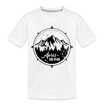 Après-ski pro - T-shirt bio Premium Enfant - blanc - Devant