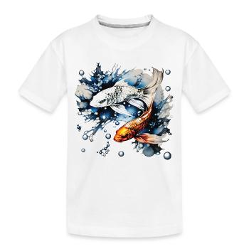 Koïs et bulles - T-shirt bio Premium Enfant - blanc - Devant