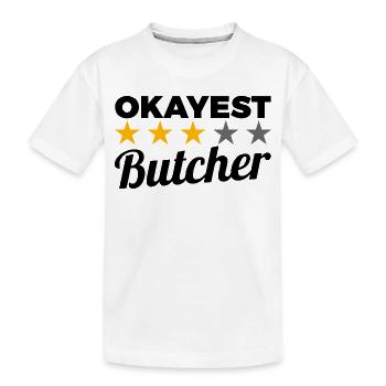 Boucher moyen - T-shirt bio Premium Enfant - blanc - Devant