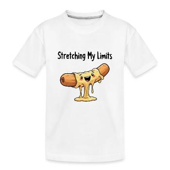 Stretching My Limits - Kinder Premium Bio T-Shirt - Weiß - Vorne