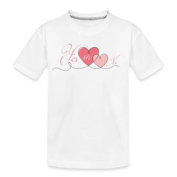 YES OR NO - T-shirt bio Premium Enfant - blanc - Devant