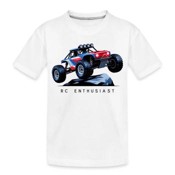 Voiture RC - T-shirt bio Premium Enfant - blanc - Devant