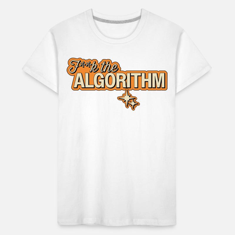 Fk the Algorithm – Digitale Rebellion Kinder Premium Bio T-Shirt