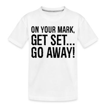 À vos marques, prêts, partez - T-shirt bio Premium Enfant - blanc - Devant