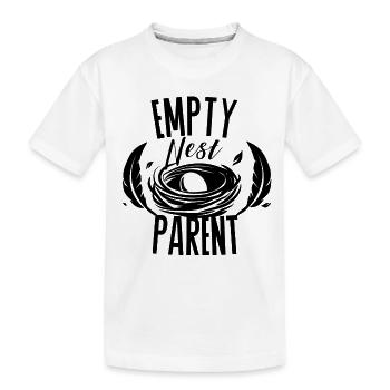 parent nid vide - kinder aus dem Haus - T-shirt bio Premium Enfant - blanc - Devant