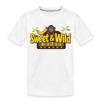 Doux et sauvage - T-shirt bio Premium Enfant - blanc - Devant