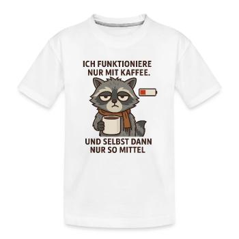 Score... Donc plutôt comme des creeps. - T-shirt bio Premium Enfant - blanc - Devant