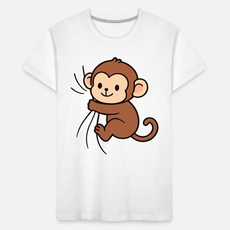 Dear little monkey Kids' Premium Organic T-Shirt
