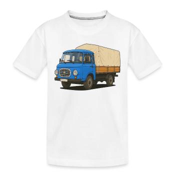 East Flatbed - Kids' Premium Organic T-Shirt - white - Front