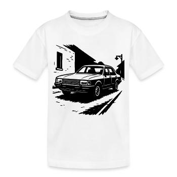 Straßenkreuzer Deluxe - Kinder Premium Bio T-Shirt - Weiß - Vorne
