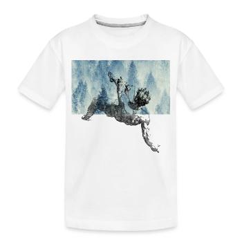 Der Untergang des majestätischen Ikarus - Kinder Premium Bio T-Shirt - Weiß - Vorne