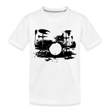 Percussion - T-shirt bio Premium Enfant - blanc - Devant