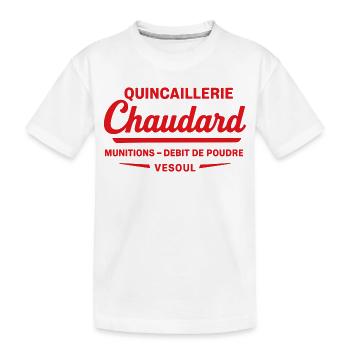 7th Company - Kids' Premium Organic T-Shirt - white - Front
