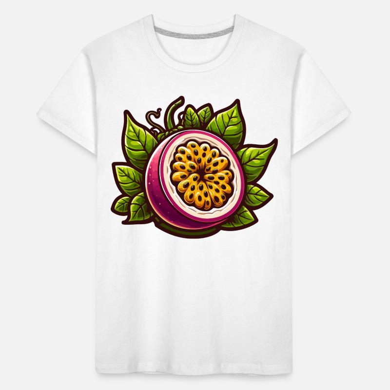 Illustration de Fruit de Passiflore Exotique T-shirt bio Premium Enfant