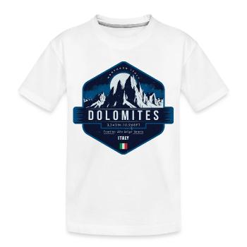Dolomites , Italie - T-shirt bio Premium Enfant - blanc - Devant