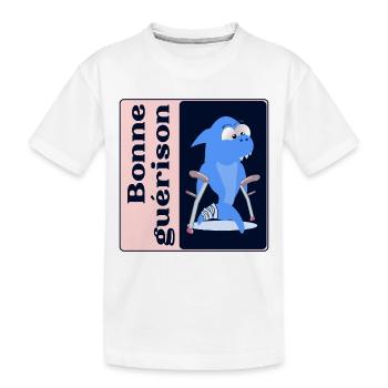 Bonne guérison Pieds - T-shirt bio Premium Enfant - blanc - Devant