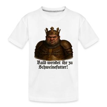 Stronghold Crusader – Le cochon - T-shirt bio Premium Enfant - blanc - Devant