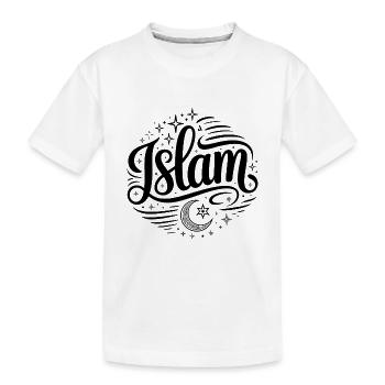 Islam - Conception religieuse - T-shirt bio Premium Enfant - blanc - Devant