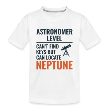 Sonnensystem Planeten Weltraumkunst - Kinder Premium Bio T-Shirt - Weiß - Vorne