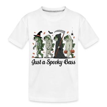 Créatures de poisson déguisées Halloween Perche Pêcheur - T-shirt bio Premium Enfant - blanc - Devant