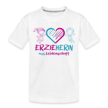 Éducateur Maternelle Garderie Profession Enseignant de maternelle - T-shirt bio Premium Enfant - blanc - Devant