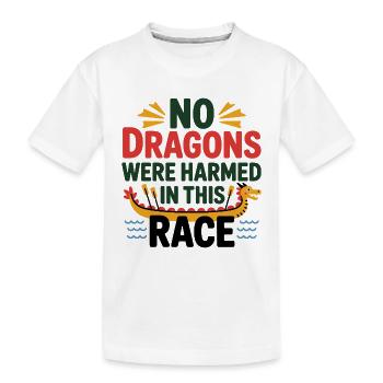 Festival des bateaux-dragons - T-shirt bio Premium Enfant - blanc - Devant