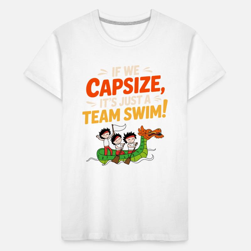 Équipage de course de bateaux-dragons T-shirt bio Premium Enfant