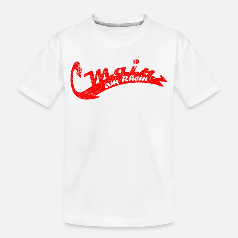 Mainz - Kinder Premium Bio T-Shirt - Weiß