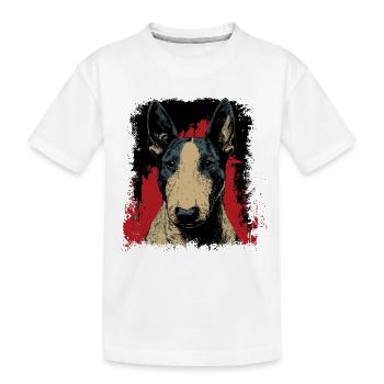 Bull Terrier - T-shirt bio Premium Enfant - blanc - Devant