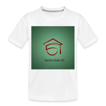 « T-shirt La connaissance, c’est le pouvoir » - T-shirt bio Premium Enfant - blanc - Devant