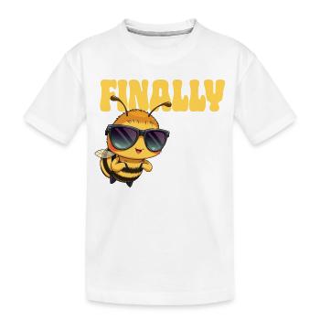 Abeille - T-shirt bio Premium Enfant - blanc - Devant