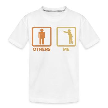 Figurines en bâton Darter - T-shirt bio Premium Enfant - blanc - Devant
