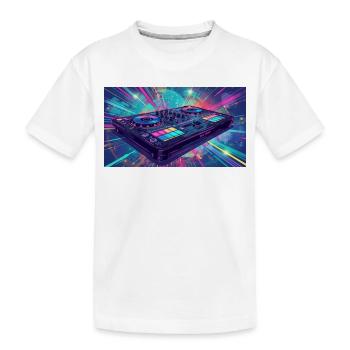 J’adore la musique - T-shirt bio Premium Enfant - blanc - Devant